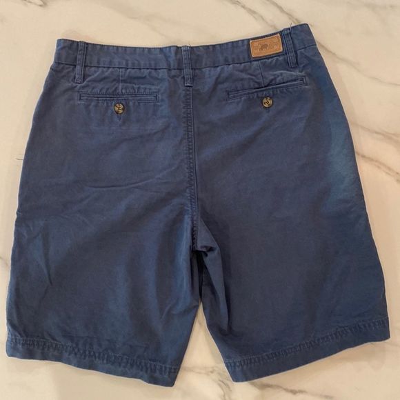 Boston Traders Luxury Vintage Blue Shorts 100% Cotton Summer | Size 34 - Picture 2 of 6